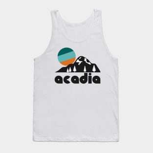 Retro Acadia ))(( Tourist Souvenir National Park Design Tank Top